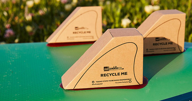 Red recyclable packaging