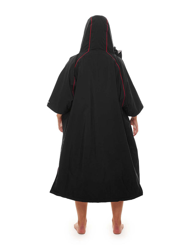 Women's Short Sleeve Pro Change Robe EVO - Black